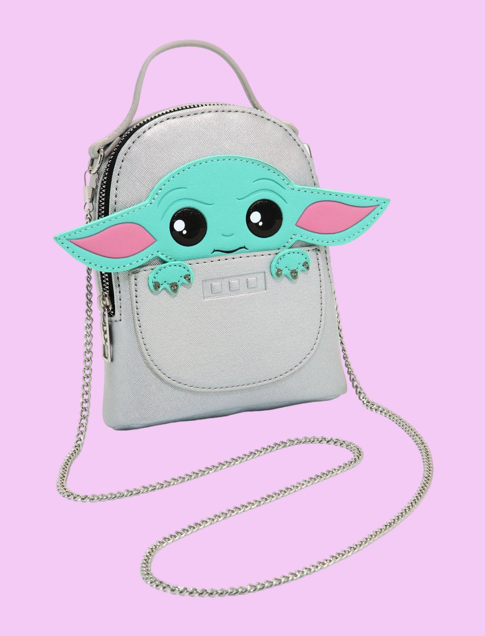 X popular Star Wars Mandalorian The Child Mini Wristlet