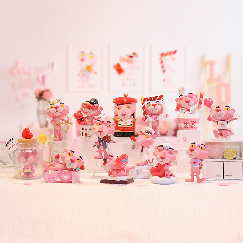 Pop Mart Pink Panther Expressing Love Series, Opened Blind Box