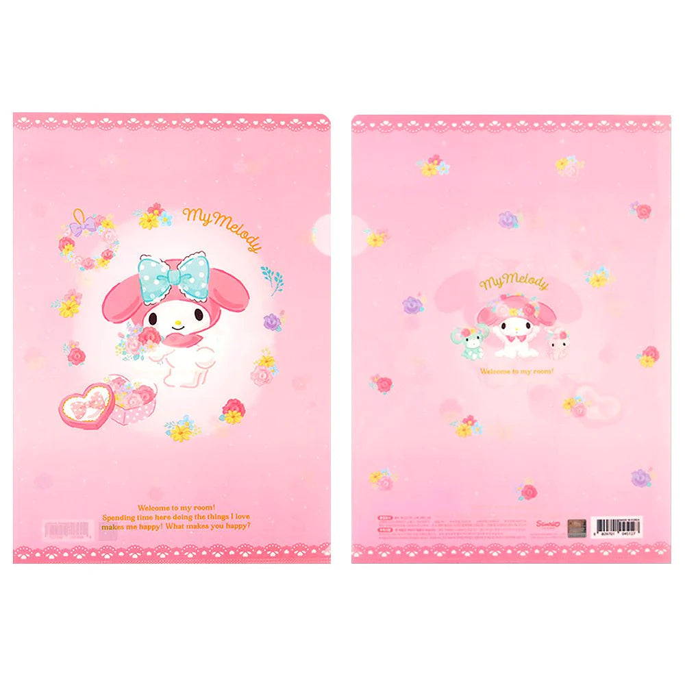 Sanrio My Melody 'Room' Floral Gradient Folder – Extreme Kawaii